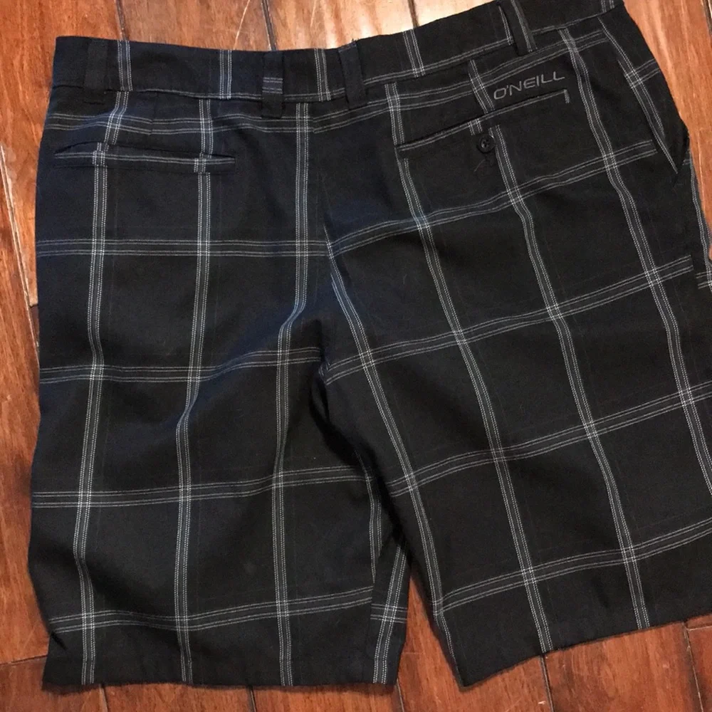 Men’s Size 38 O’Neill Black Flat Front Shorts - Picture 4 of 6